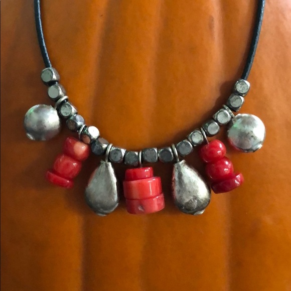 Join the $5 Clear My Closet Sale Vintage Marjorie Baer SF  Metal Necklace - Picture 3 of 8